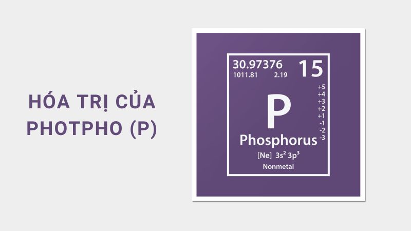 P hóa trị mấy? Tính chất và ứng dụng của nguyên tố hóa học